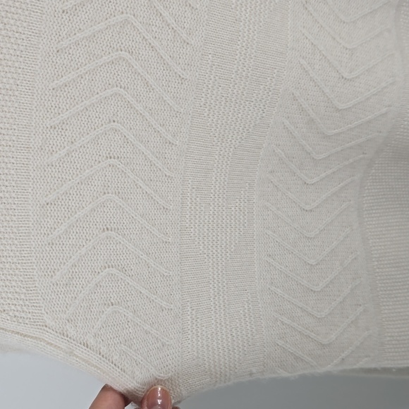 {Magaschoni} Mens 100% Cashmere Cream Fairisle Pullover Sweater - Large - Picture 10 of 15